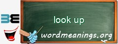 WordMeaning blackboard for look up